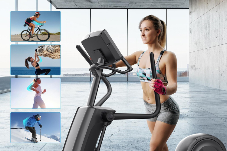 Orbitrek Elektromagnetyczny E38 LED Gymost (GYM-E38-LED)