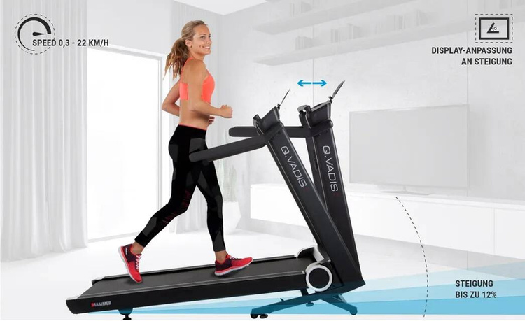 Bieżnia elektryczna Q. VADIS 7.0 - Hammer