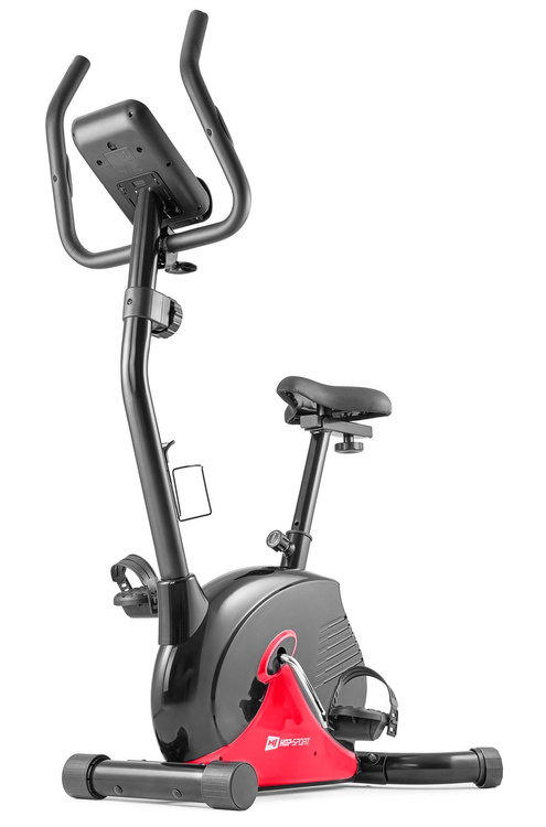 Rower magnetyczny HS-030H Juke czarno-czerwony - Hop Sport