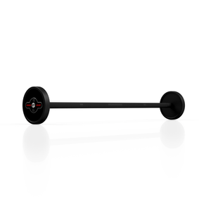 Sztanga gumowana prosta 10 kg czarny mat - Marbo Sport