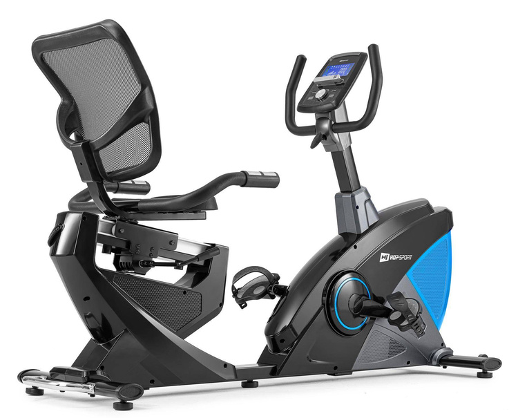 Rower poziomy HS-070L Helix z iConsole+ niebieski - Hop Sport