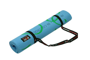 Mata do jogi z paskiem BB 8300 niebieska - Body Scultpture