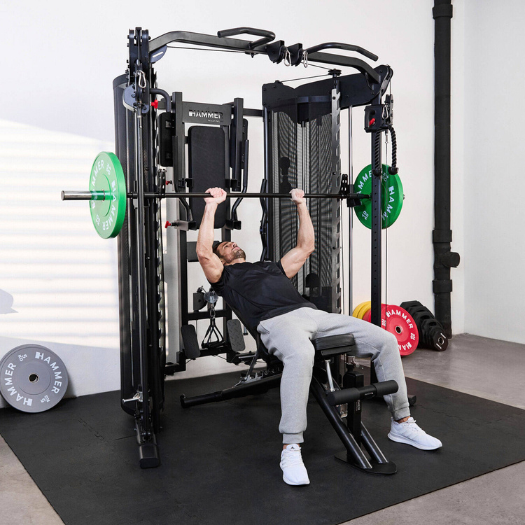 Brama treningowa HAMMER MAXIMUM AUTARK 10.0 z ławką treningową HAMMER MAXIMUM AUTARK