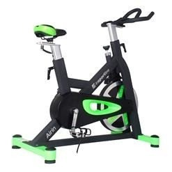 Rower spiningowy Airin czarno-zielony -  Insportline