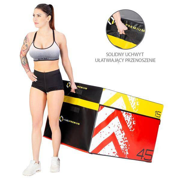 Zestaw skrzynie plyometryczne soft  (4 cześci) PYBS01 - HMS