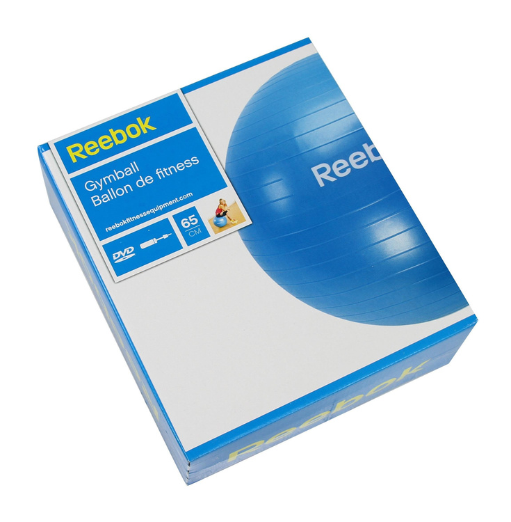 Piłka gimnastyczna 65 cm 11016CY niebieska - Reebok