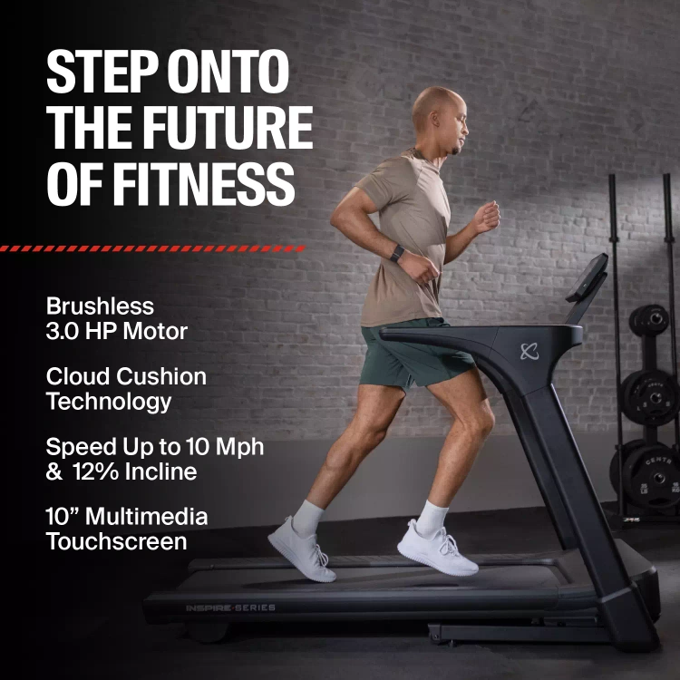 Bieżnia Treningowa T4S TFT z wyświetlaczem dotykowym 10”– Inspire Fitness by Centr