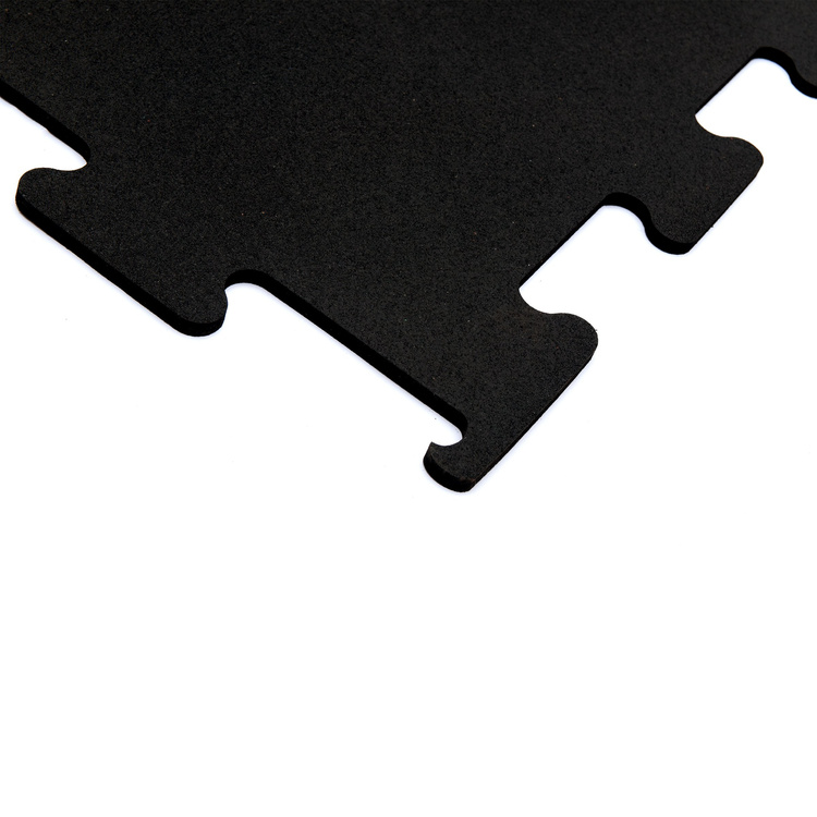 Profesjonalna podłoga pod wolne ciężary puzzle czarna - Marbo Sport