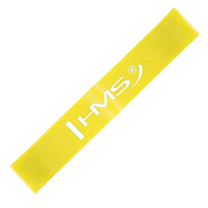 Guma do ćwiczeń GU04 żółta 0,4 x 50 x 500mm - HMS