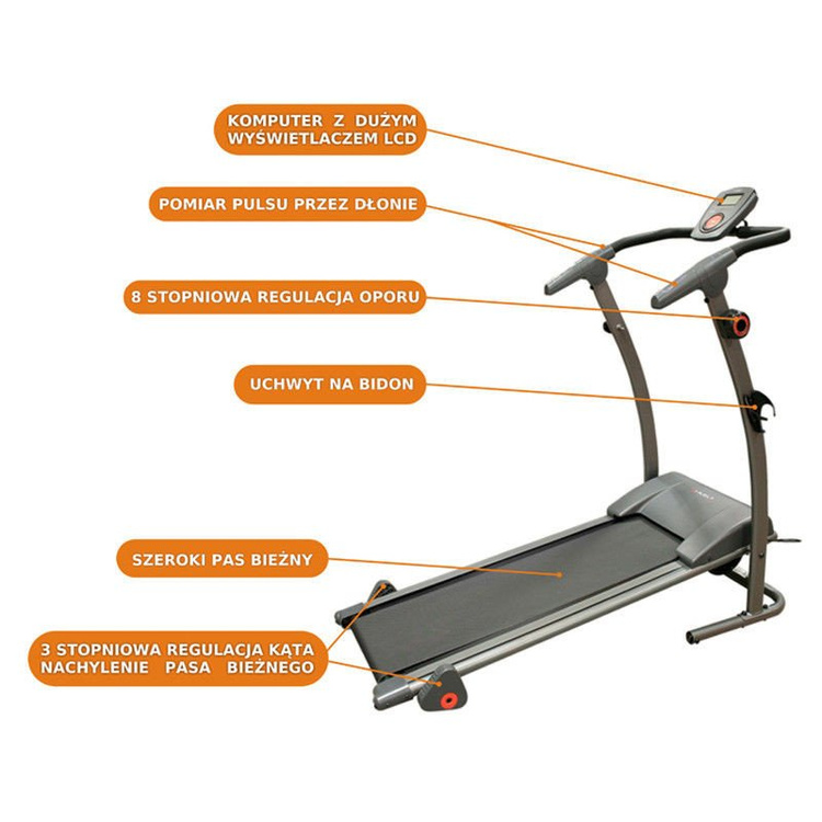 Bieżnia magnetyczna B4228 - HMS