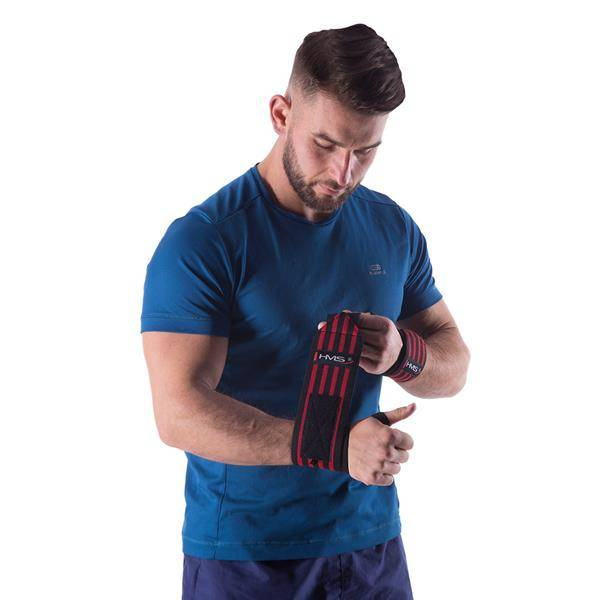 Owijki ściągacz usztywniacz na nadgarstek ONX05 RED (2 szt.) - HMS