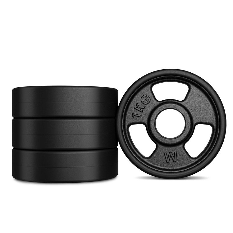 Obciążenie żeliwne gumowane 1 kg MW-O1G-kier - Marbo Sport