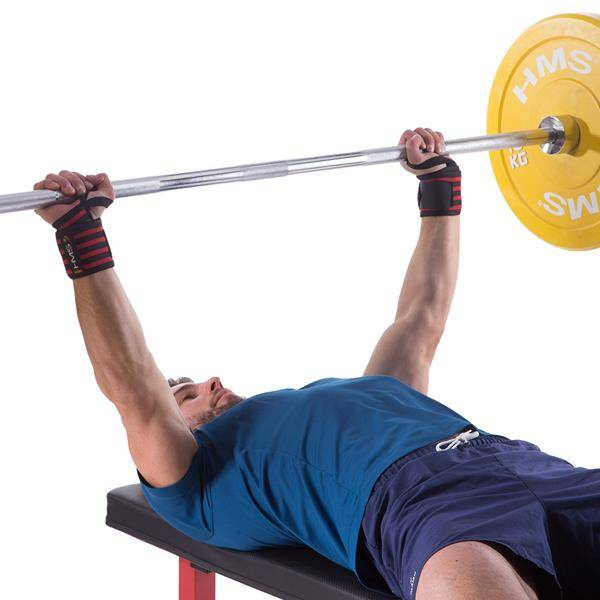 Owijki ściągacz usztywniacz na nadgarstek ONX05 RED (2 szt.) - HMS