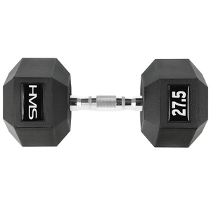 Hantla stalowa gumowana Hex Pro 27,5 kg - HMS