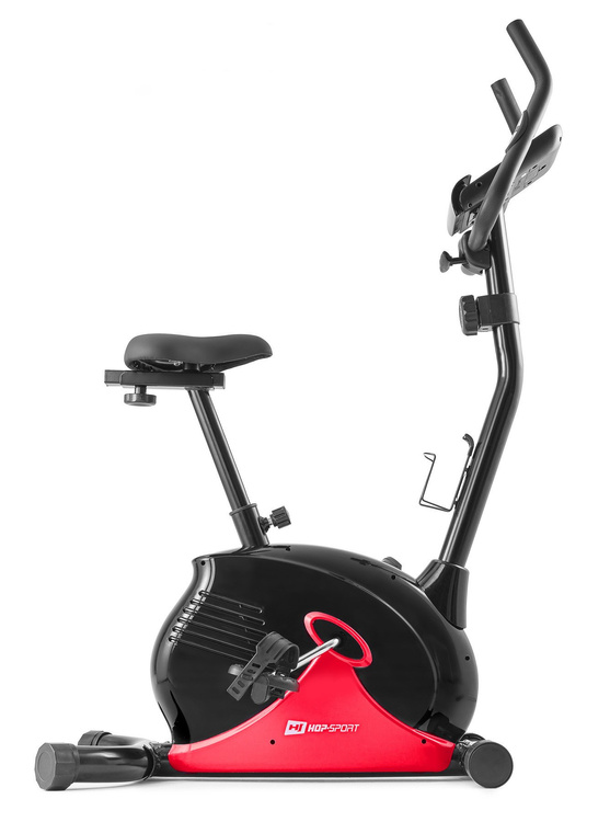 Rower magnetyczny HS-030H Juke czarno-czerwony - Hop Sport