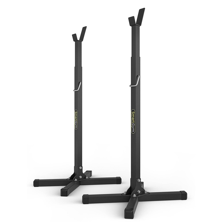 Zestaw treningowy SG1 | Ławka do ćwiczeń + Stojaki pod sztangę regulowane - SmartGym Fitness Accessories