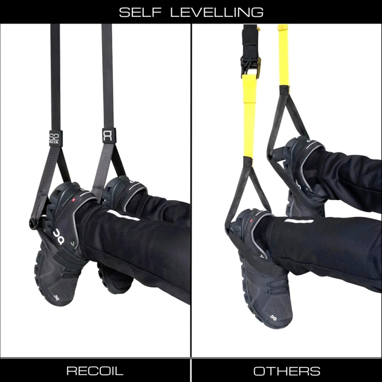 Podwieszane pasy treningowe do ćwiczeń BenchK RECOIL z torbą