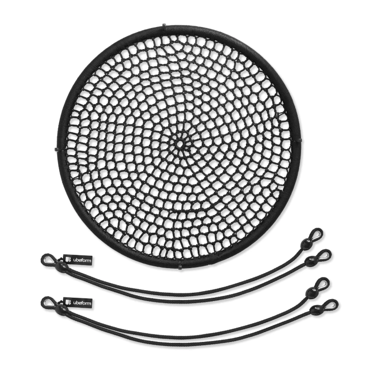 Huśtawka bocianie gniazdo 120 cm Deluxe czarna - Ubeform