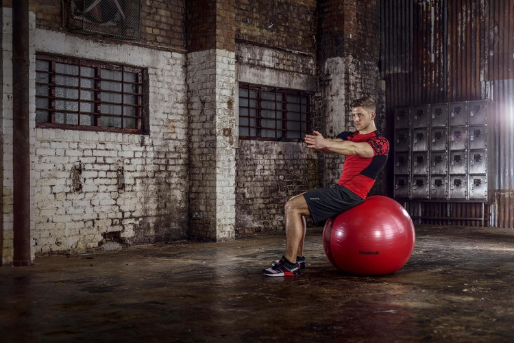 Piłka gimnastyczna 65 cm 11016RD - Reebok