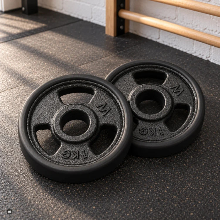 Obciążenie żeliwne gumowane 1 kg MW-O1G-kier - Marbo Sport