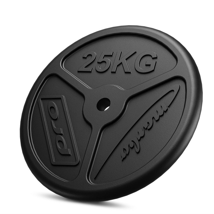 Zestaw obciążeń żeliwnych slim 50 kg / 2 x 25 kg - Marbo Sport