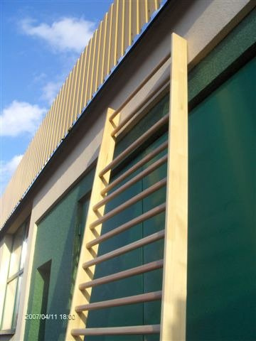 OUTLET - Drabinka gimnastyczna 230 x 90 cm z okuciem - Marbo Sport