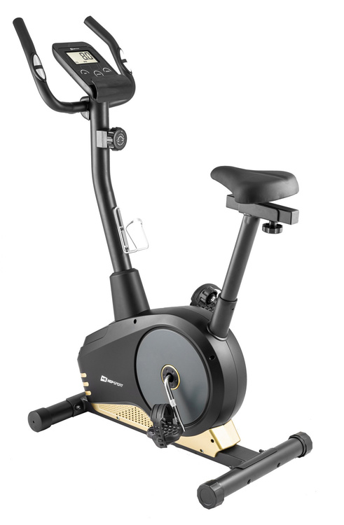Rower magnetyczny HS-2080 Spark czarno-złoty - Hop Sport