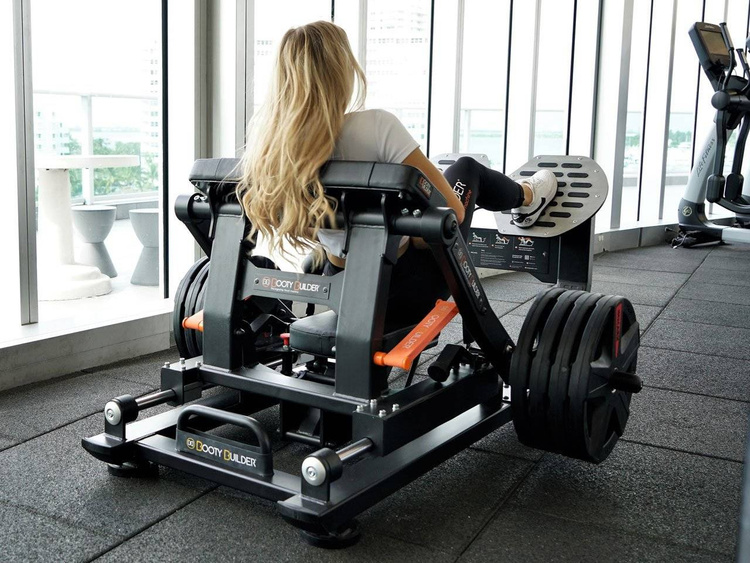 Maszyna na wolny ciężar do treningu mięśni pośladkowych BB PLATINUM - Booty Builder
