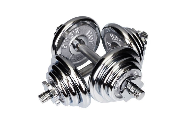 Hantle chromowane 2 x 10 kg - Hop Sport