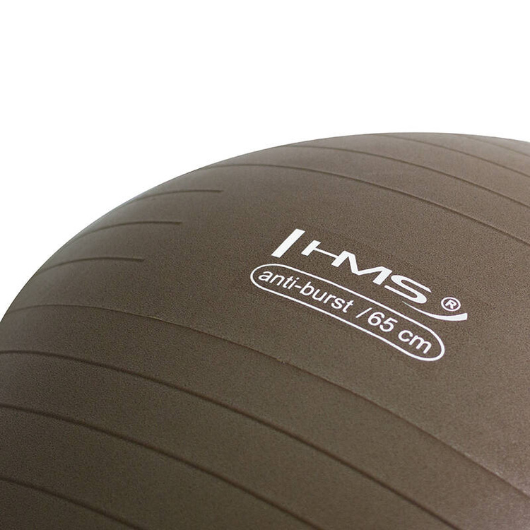 Piłka gimnastyczna Anti-Burst 65 cm brązowa YB02N - HMS