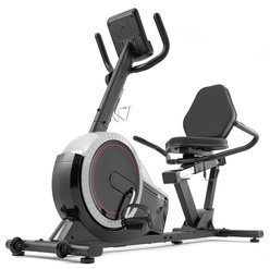 Rower poziomy HS-060L Pulse srebrny - Hop Sport