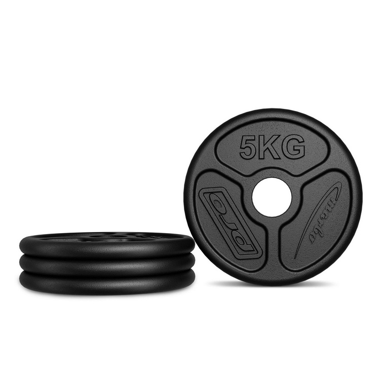 Zestaw obciążeń żeliwnych olimpijskich 30 kg / 2 x 5 kg + 6 x 2,5 kg + 4 x 1,25 kg - Marbo Sport