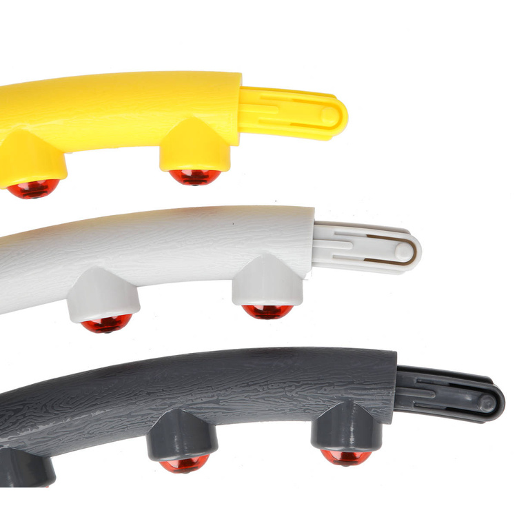 Hula hop masujący z magnesami HHP005 grey-yellow - HMS