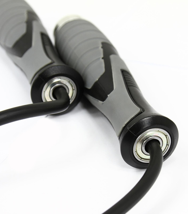 Skakanka speed z obciążnikami 2 x 100g BK 256 - Body Sculpture