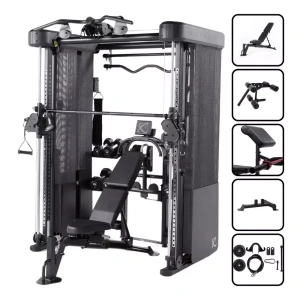 Brama Funkcjonalna FT2 PRO z Ławką FID7.1 (Zestaw) Inspire Fitness by Centr