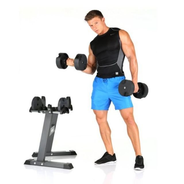 Hantle systemowe ze stojakiem Smartlock 20 kg - Finnlo