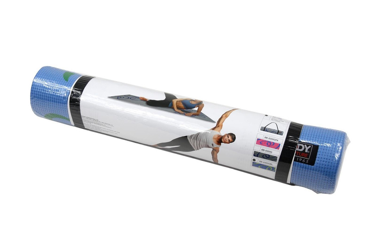 Mata do jogi z paskiem BB 8300 niebieska - Body Scultpture