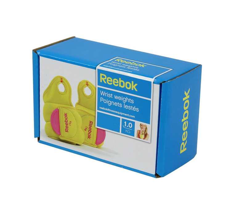 Obciążniki na nadgarstki 2 x 1kg 11071YL - Reebok