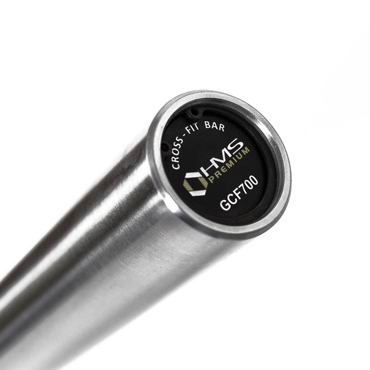 Gryf olimpijski 220 cm GCF700 z zaciskami szczękowymi ZG1000 RED - HMS