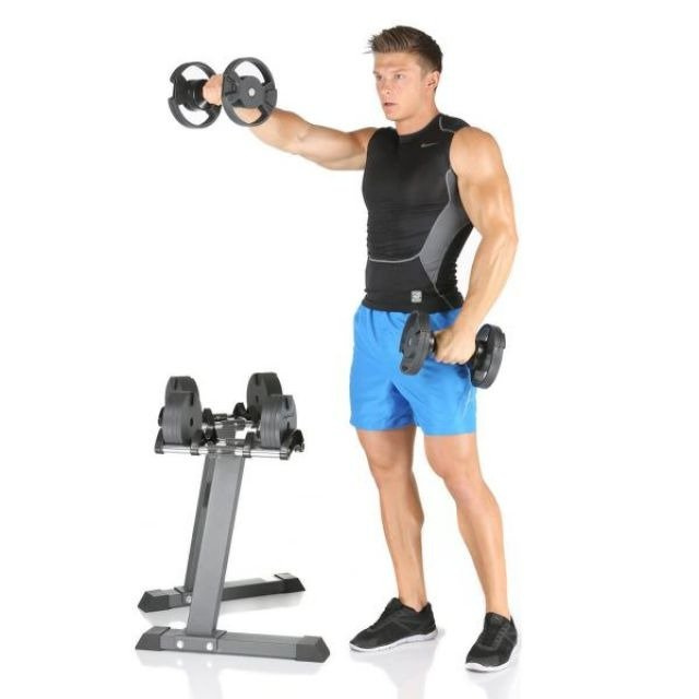 Hantle systemowe ze stojakiem Smartlock 20 kg - Finnlo