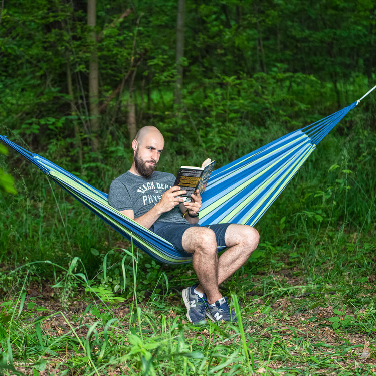 Hamak niebiesko-zielony NC9003 - Nils Camp