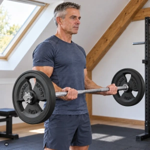 Obciążenie żeliwne gumowane 15 kg MW-O15G-kier - Marbo Sport