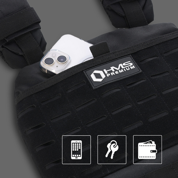 TKO07 TAKTYCZNA KAMIZELKA OBCIĄŻENIOWA REGULOWANA 6.5KG HMS PREMIUM