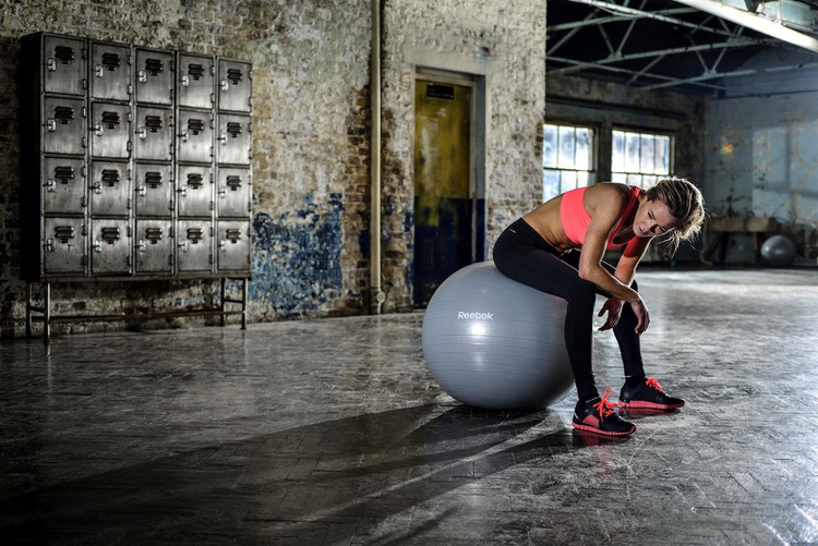 Piłka gimnastyczna 55 cm RAB-11015BL - Reebok