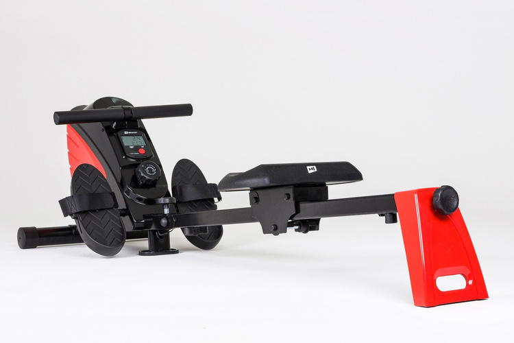 Wioślarz magnetyczny HS-060R Cross czerwony - Hop Sport