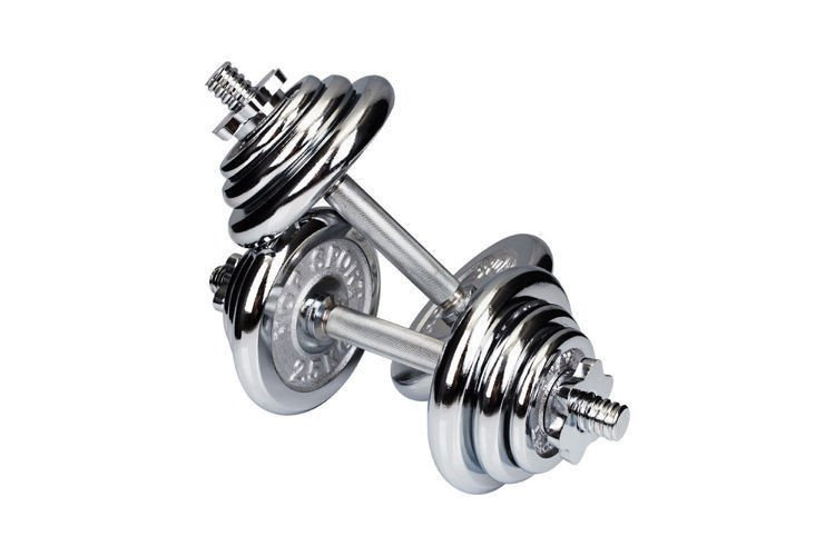 Hantle chromowane 2 x 10 kg - Hop Sport