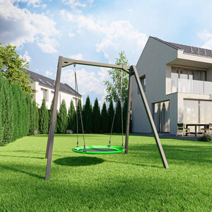 Huśtawka 1-stanowiskowa na łożyskach (stelaż) szeroka PREMIUM MO-015 - Marbo Sport