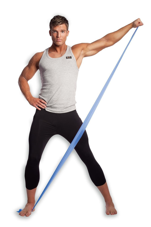 Taśma lateksowa BB 102 0,65 mm niebieska - Body Sculpture