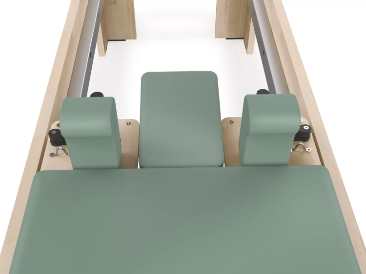 Reformer do Pilatesu PTX6000 Cadillac Drewniany (green tea) Toorx Liveness - Łóżko do Pilatesu (PTX-6000G)