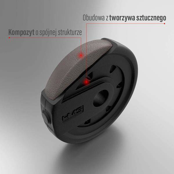 Zestaw ciężarów 30 kg - SGX130 (2 części) PRO SET 6w1 - HMS